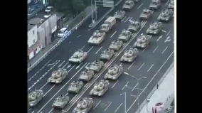 北京街頭湧入大量坦克引發猜測(圖)