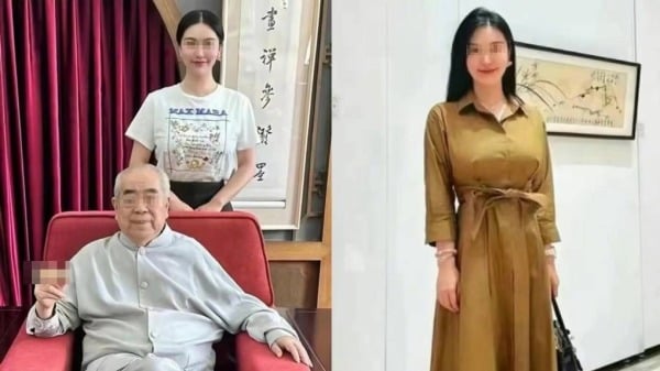 范曾 去年四度结婚，娶小他50岁的徐萌。（图／翻摄自微博）