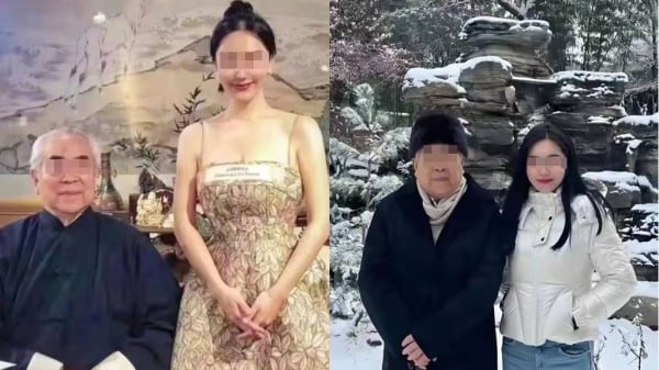 范曾 和 妻子徐萌