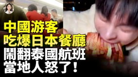 中國游客行為失控陸女大鬧台灣餐廳逼泰國空乘說中文大媽把飛機當許願池(視頻)