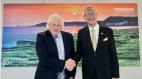 英国前首相强生抵台参加印太安全对话(视频)