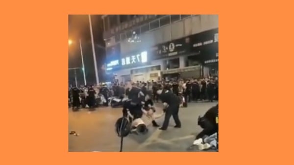 “习近平下台共产党下台”四川江油民众抗议遭军警镇压(图)