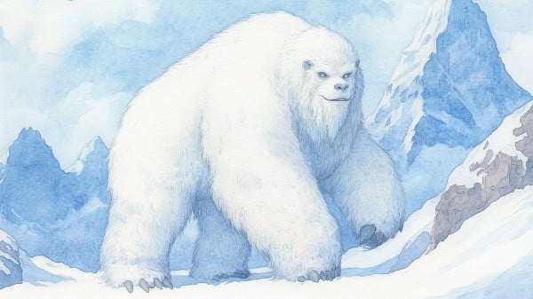 奇幻 神秘生物 大脚怪 雪人 1320385963