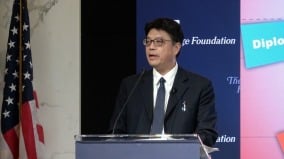 华府智库演讲邱垂正：中共是台海和平最大威胁(图)