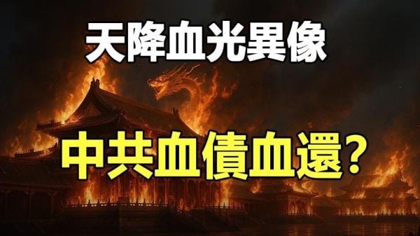 天降血光异象中共血债血还(视频)
