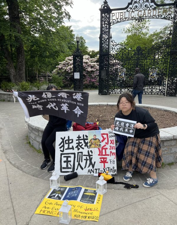 2025年，彭婕妤在加拿大哈里法克斯组织反送中运动6周年纪念活动