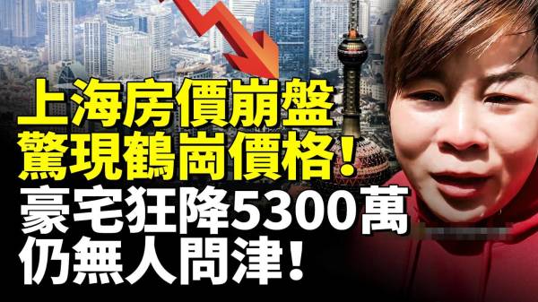 上海房价崩盘惊现鹤岗价格豪宅狂降5300万仍无人问津(视频)