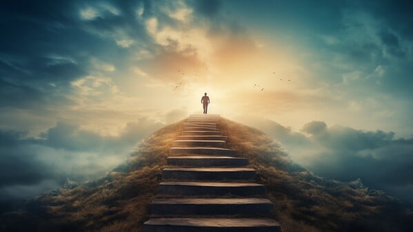 精神 灵魂 奇幻 天堂 阶梯 680463393