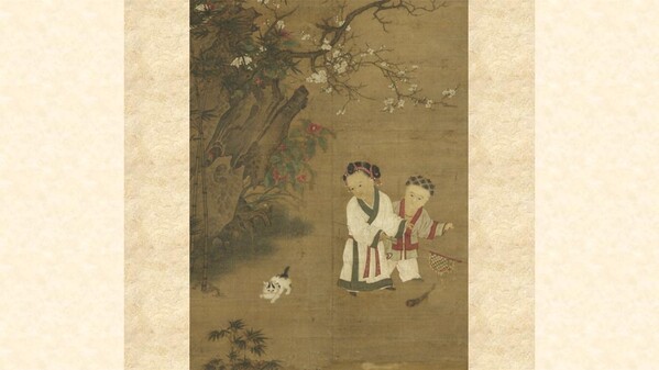 宋苏汉臣〈冬日婴戏图〉