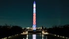 华盛顿纪念碑点亮拉开“美国250周年”序幕(图)