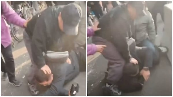 截访者被痛揍网络一片喝彩声(图)