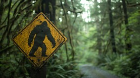 大腳怪與狼北美森林中的神秘同盟(圖)