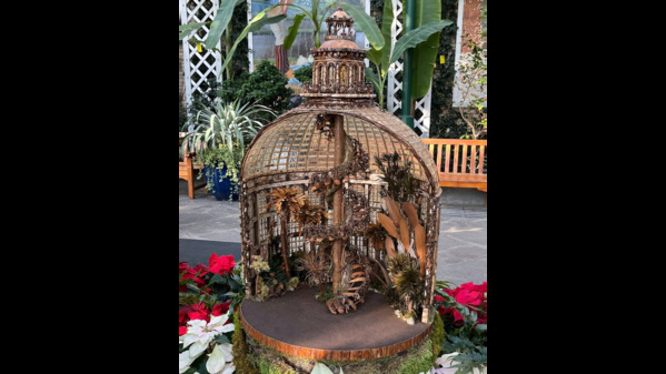 美国国家植物园温室缩微模型