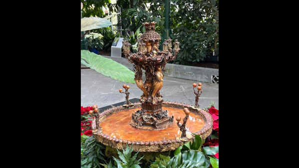 美国国家植物园室外喷泉缩微模型