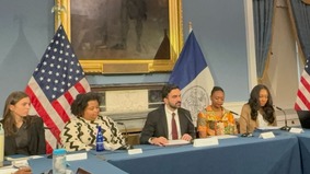 纽约市长呼吁所有家庭2月27日前申請免费幼儿教育(图)