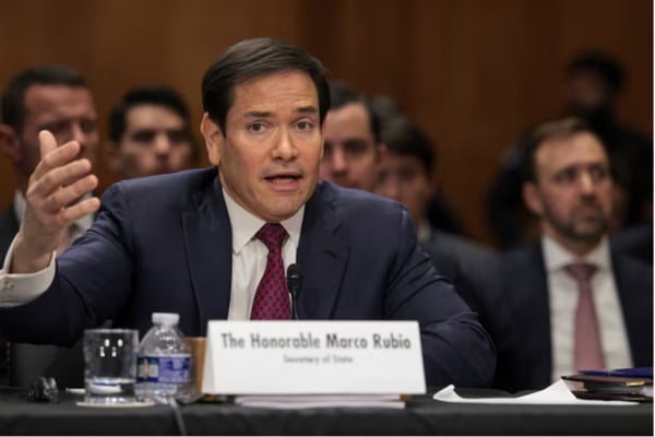 2026年1月28日，美国国务卿比奥在国会山出席参议院外交关系委员会，关于“美国对委内瑞拉政策”的听证会。