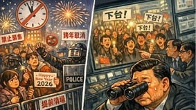 习近平为何要禁止民众过跨年夜(图)
