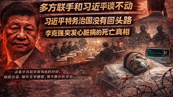 爆習近平「東廠」換血式整肅升級杜文：不行動才是最大風險(圖)