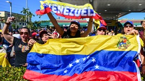 川普：美国将暂时接管委内瑞拉局势(图)