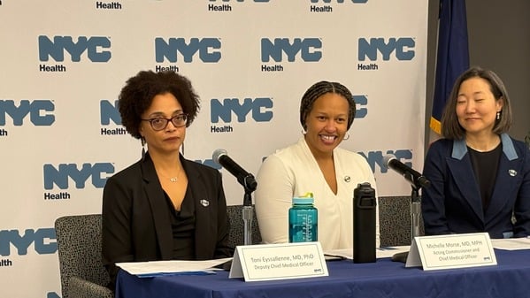 紐約市衛生局召開新聞簡報會重申流感疫苗推薦意見(圖)