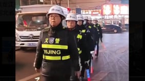 怕造反中共在全國各地大量招收高齡義警(圖)