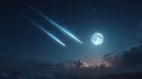 十月夜空奇观龙形流星与猎人之月(图)