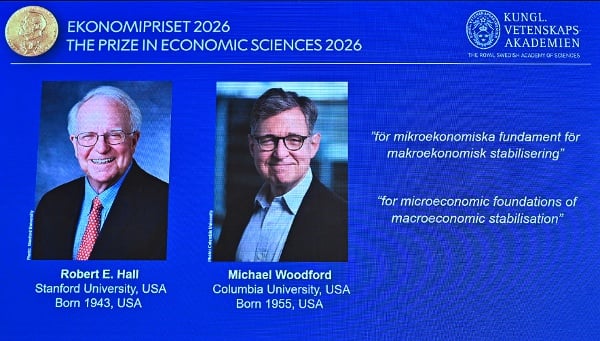 美國兩學者獲諾貝爾經濟學獎2026年諾獎全部揭曉(圖)