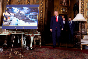 美战争部下令第二航母打击群备战中东施压伊朗核谈判(图)