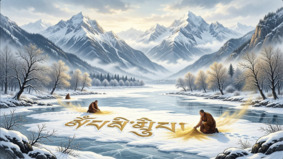 冰玛尼——流动在水脉中的佛法祝福(图)