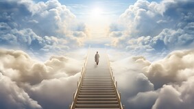 死亡中看見光與階梯祂問你要留下還是回去(圖)