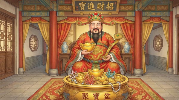 江南大富豪沈万三是民间聚宝盆财神爷的原型。