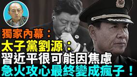 【袁紅冰熱點】獨家內幕：太子黨劉源直言：習近平很可能因焦慮急火攻心最終成瘋子(視頻)