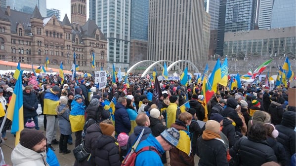 俄烏戰爭四週年加國60場活動吁和平(圖)