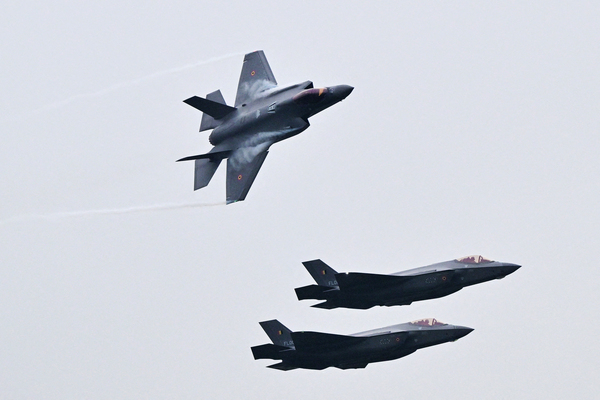 比利時新購入的洛克希德．馬丁F-35閃電II戰鬥機