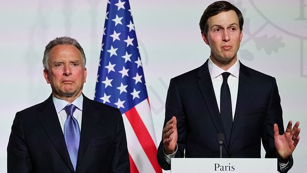 美国特使史蒂夫·威特科夫和贾里德·库什纳