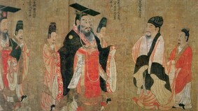 中国肖像画经典之作阎立本〈历代帝王图〉(组图)