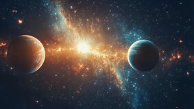 宇宙中的旋轉木馬兩顆行星間的舞蹈(圖)