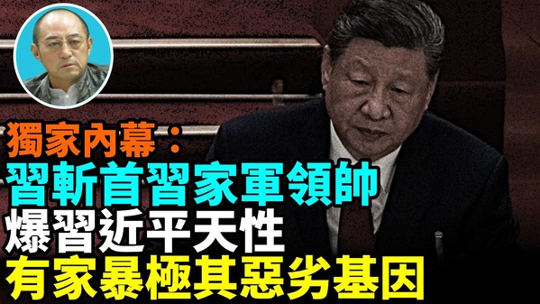 【袁红冰热点】独家内幕：习斩首习家军领帅爆习近平天性有家暴极其恶劣基因(视频)