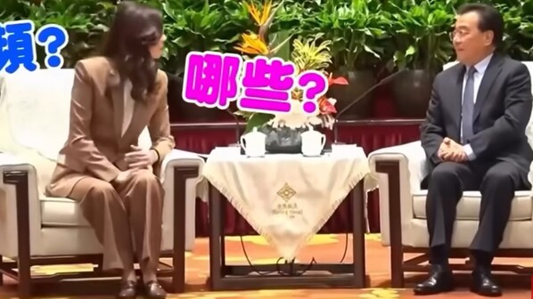 中共官员笑里藏刀的一句话 把郑丽文“打回原形”(图)