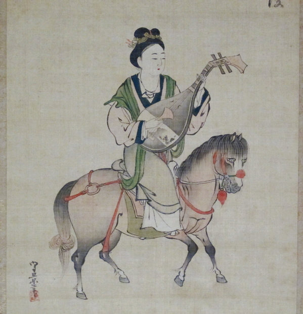 王昭君圖，江戶時代久隈守景繪，東京國立博物館藏