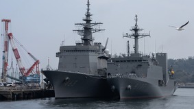 日本護衛艦穿越臺灣海峽高市早苗上任後首次(圖)