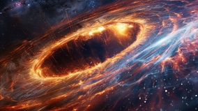 藍超巨星與黑洞射出數百萬度X射線(圖)