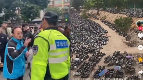中共瘋狂收繳電瓶車創收廣州交警搶車爆衝突(图)