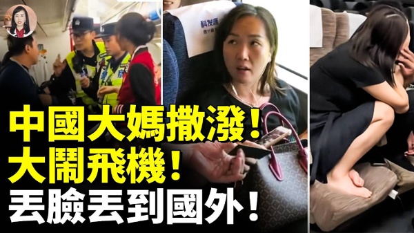 中共央企高官在德国机场耍酒疯！中国大妈大闹米兰机场！(视频)