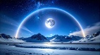 夜空中会有彩虹罕见的“月虹”(图)
