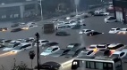 广西钦州遭遇特大暴雨车辆被淹房屋进水(图)