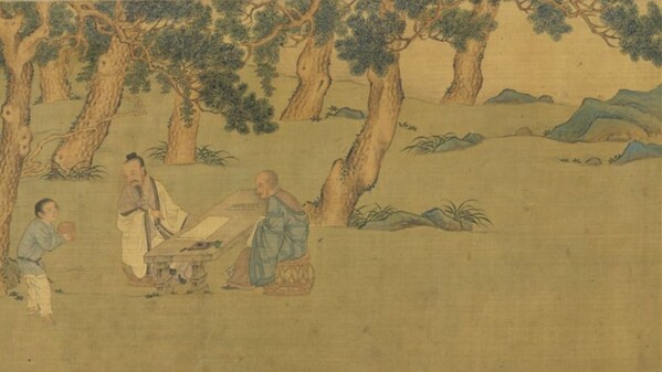 赵孟頫写经换好茶仇英笔下的文人雅事(组图)