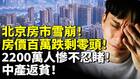 北京房市雪崩房價百萬跌剩零頭(視頻)