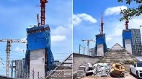 京东大楼“歪了”紧急停工承建公司曾多次被处红色警示(图)