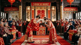 這些中國傳統婚禮儀式漸漸被遺忘(圖)